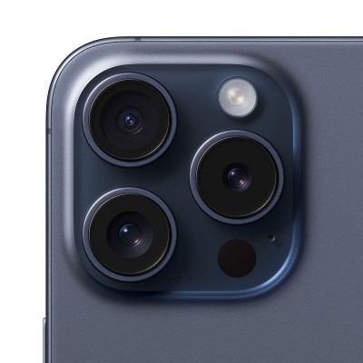 Apple iPhone 15 Pro 5G (8GB/128GB) Blue Titanium Εκθεσιακό NEW Open Box (1 Year Warranty) 100% Battery